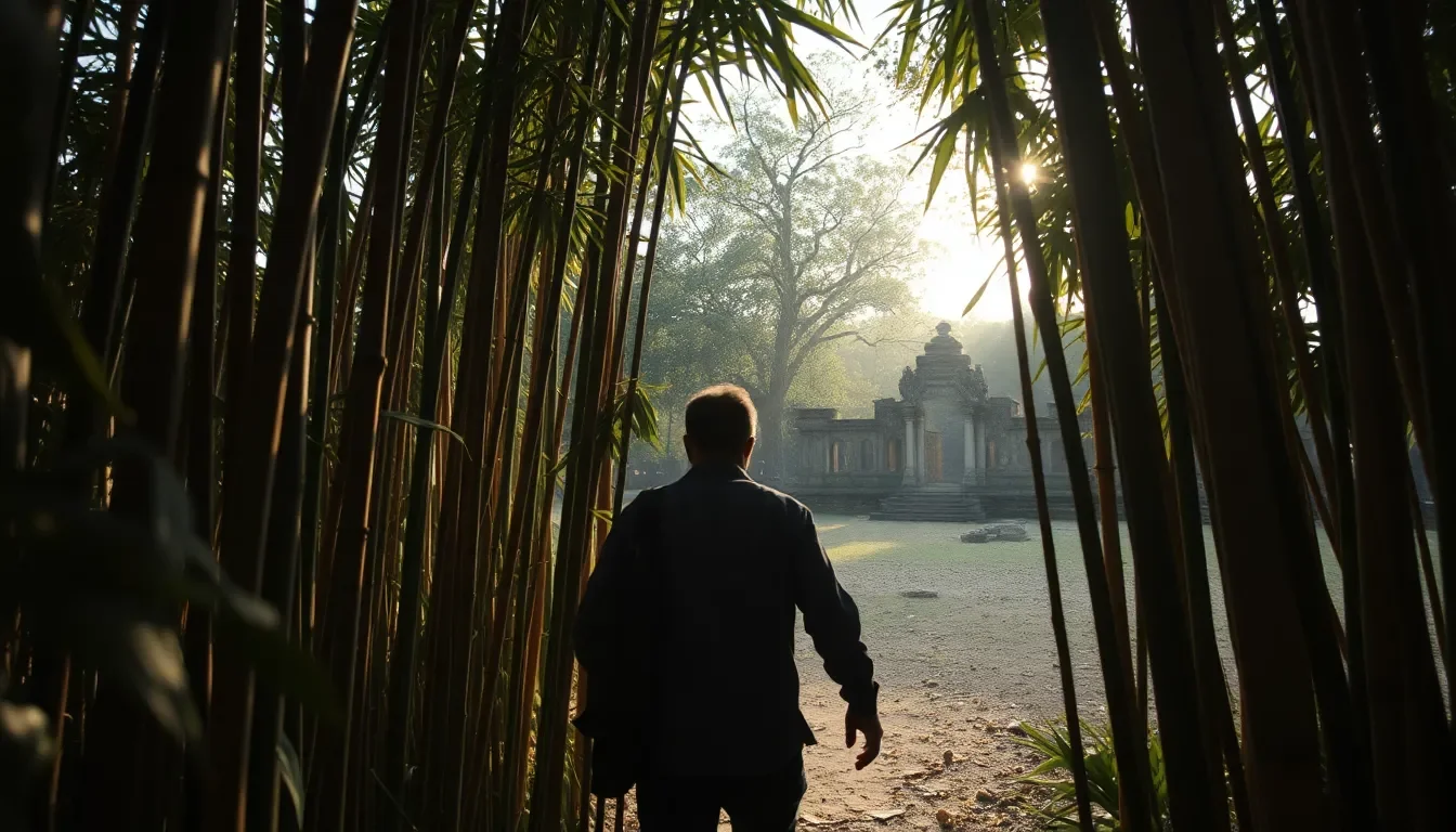 Location scout exploring Vietnamese landscapes