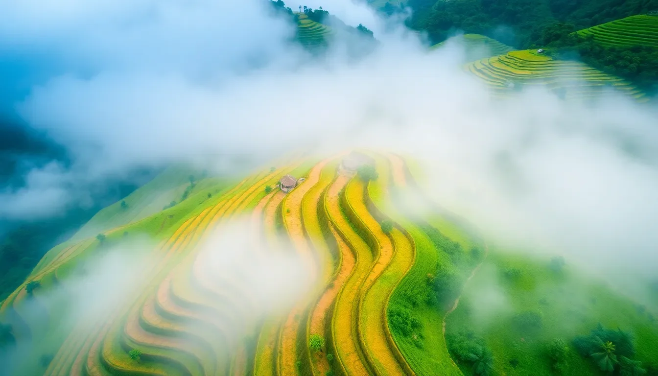 Film crew scouting locations in Vietnam